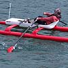 Adam rows the ROCAT again